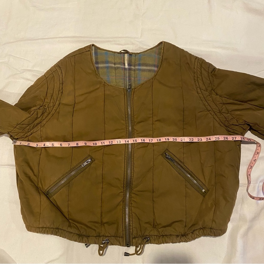 Free People Plaid Quilted Jacket - Picture 10 of 11